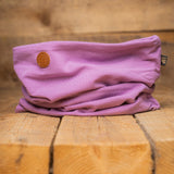 L&P Apparel super soft cotton neck gaiter in lavender