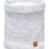 Perlimpinpin - Acrylic Neck Warmer - White/Pale Grey