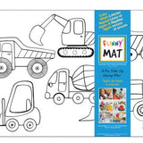 Funny Mat - Coloring Placemat - Transparent