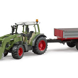 Bruder - Fendt Vario 211 tractor with loader and trailer