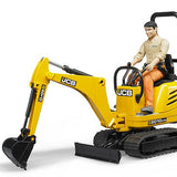 Bruder - JCB 8010 CTS micro excavator and construction site worker