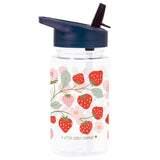 A Little Lovely Company - 450ml Water Bottle - Strawberries