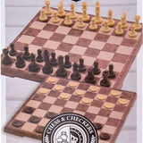 Jeux d'échecs et de dames pliable