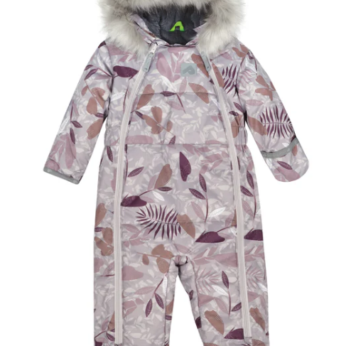 Perlimpinpin - 1 piece snowsuit for baby - Leaves