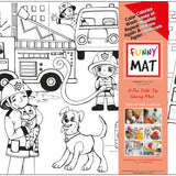 Funny Mat - Coloring Placemat - Transparent