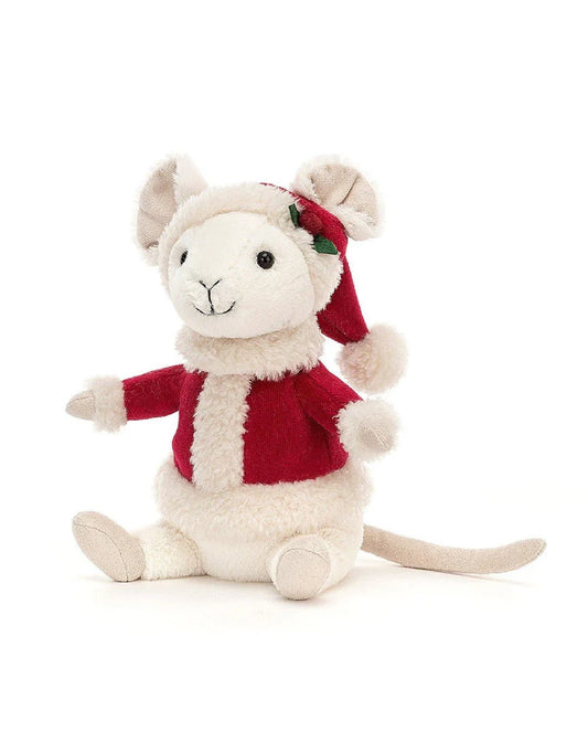 Jellycat - Peluche - Souris de Noël - Merry Mouse