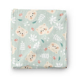 Olé Hop - Bamboo-cotton muslin - Mushroom bears