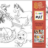 Funny Mat - Coloring Placemat - Transparent