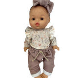 Paola Reina - Baby Gordis - Brown-eyed Lily with fawn pajamas and hat