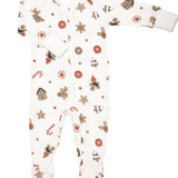 Perlimpinpin - Bamboo baby pajamas - Biscuits