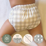 La Petite Ourse - Washable diaper - Wide elastic - Without inserts - Squares