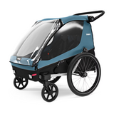 Thule - Double chariot - Courier - Aegean Blue