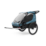 Thule - Double chariot - Courier - Aegean Blue