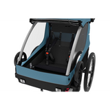 Thule - Double chariot - Courier - Aegean Blue