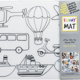 Funny Mat - Coloring Placemat - Transparent